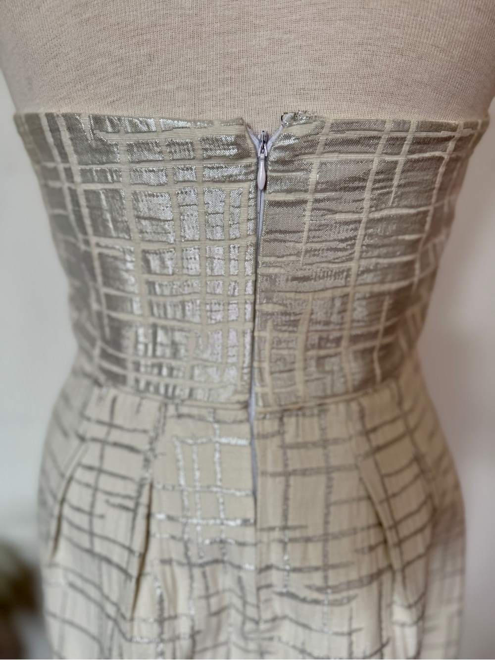 Metallic Strapless Mini Dress - Picture 8 of 13